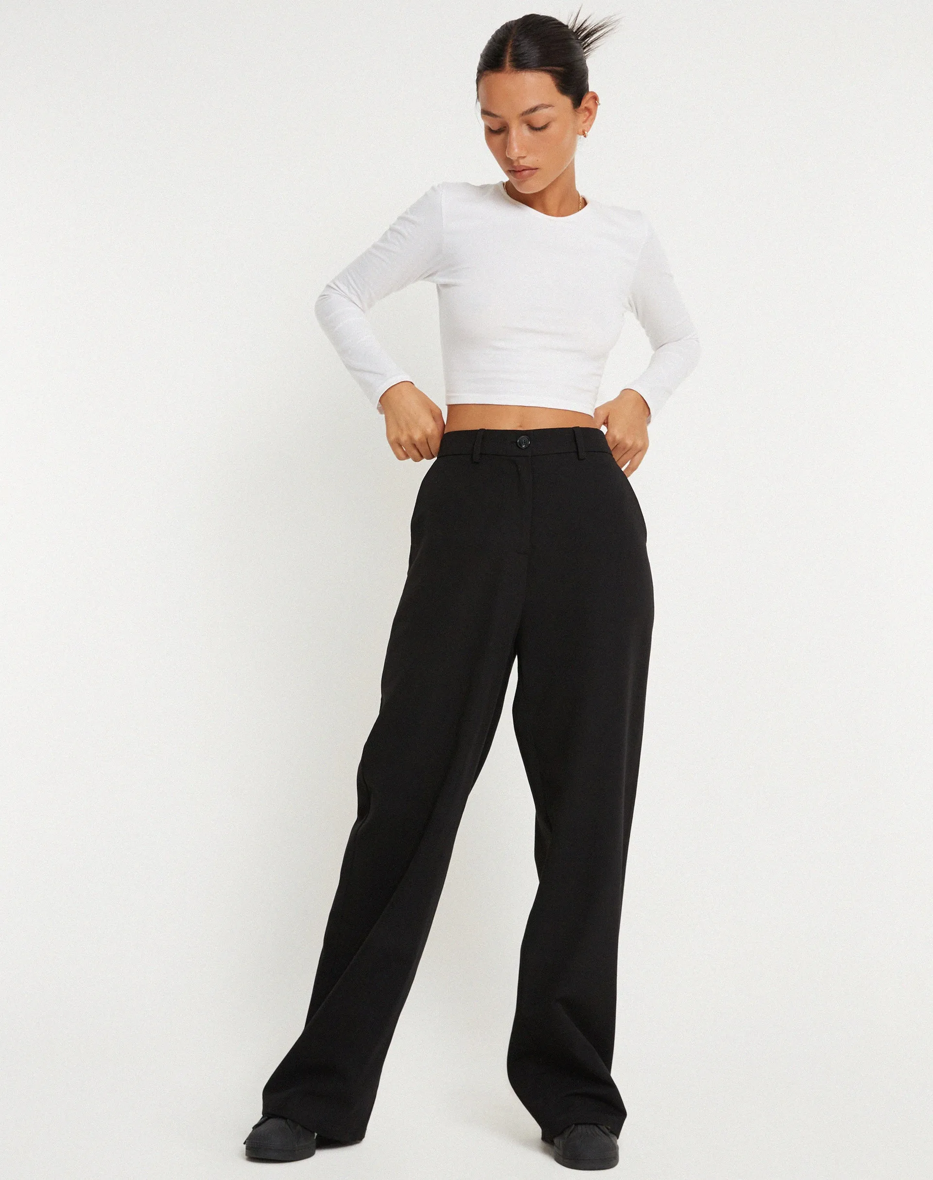 Abba Trouser in Black