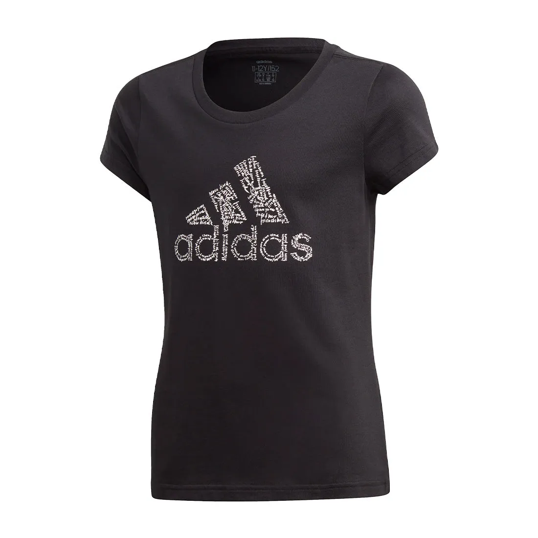 ADIDAS KIDS BADGE OF SPORT TEE ROUND NECK BLACK