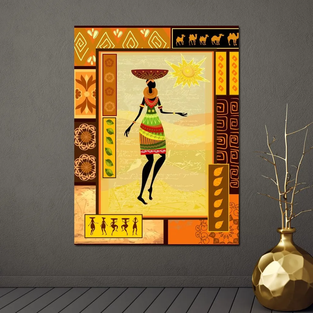 African Art Canvas