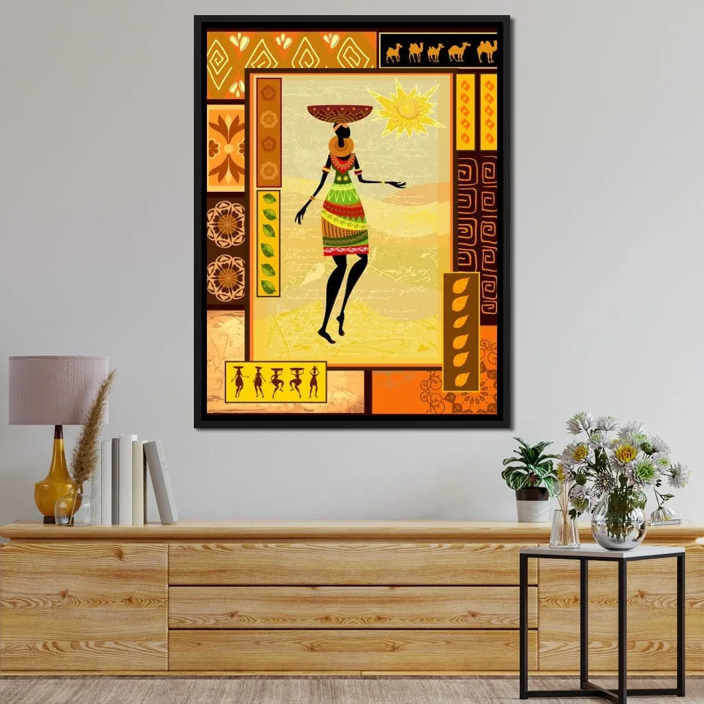 African Art Canvas