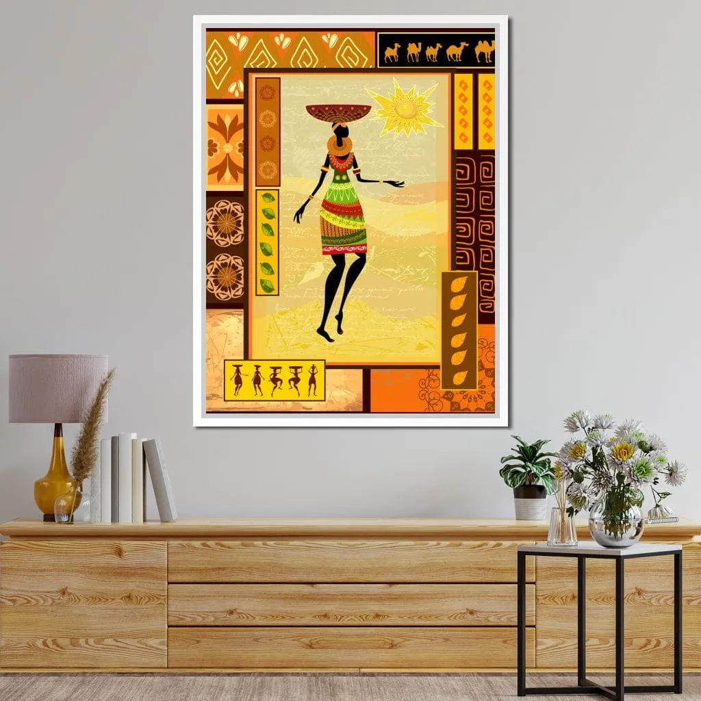 African Art Canvas