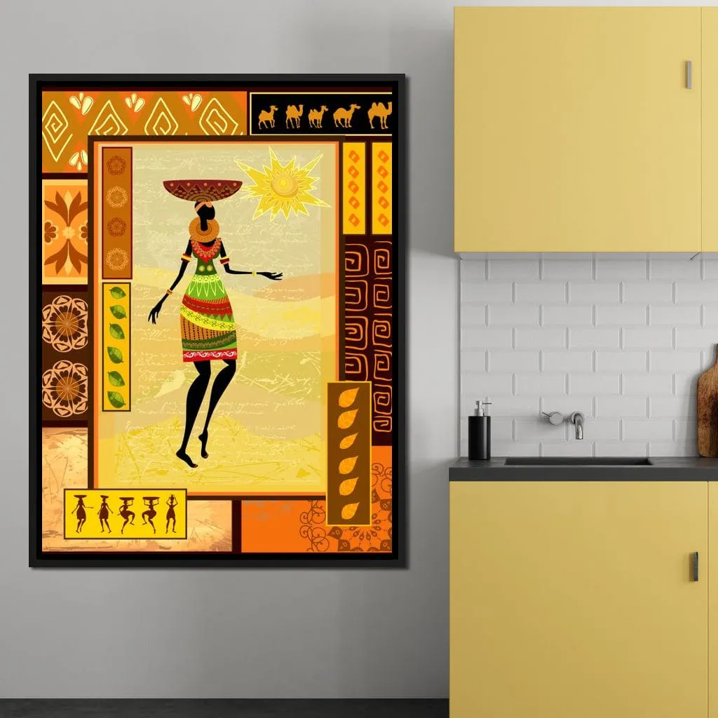 African Art Canvas