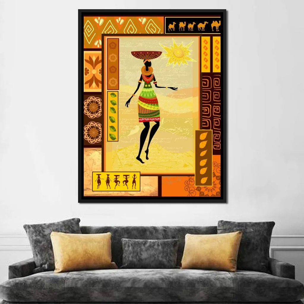 African Art Canvas