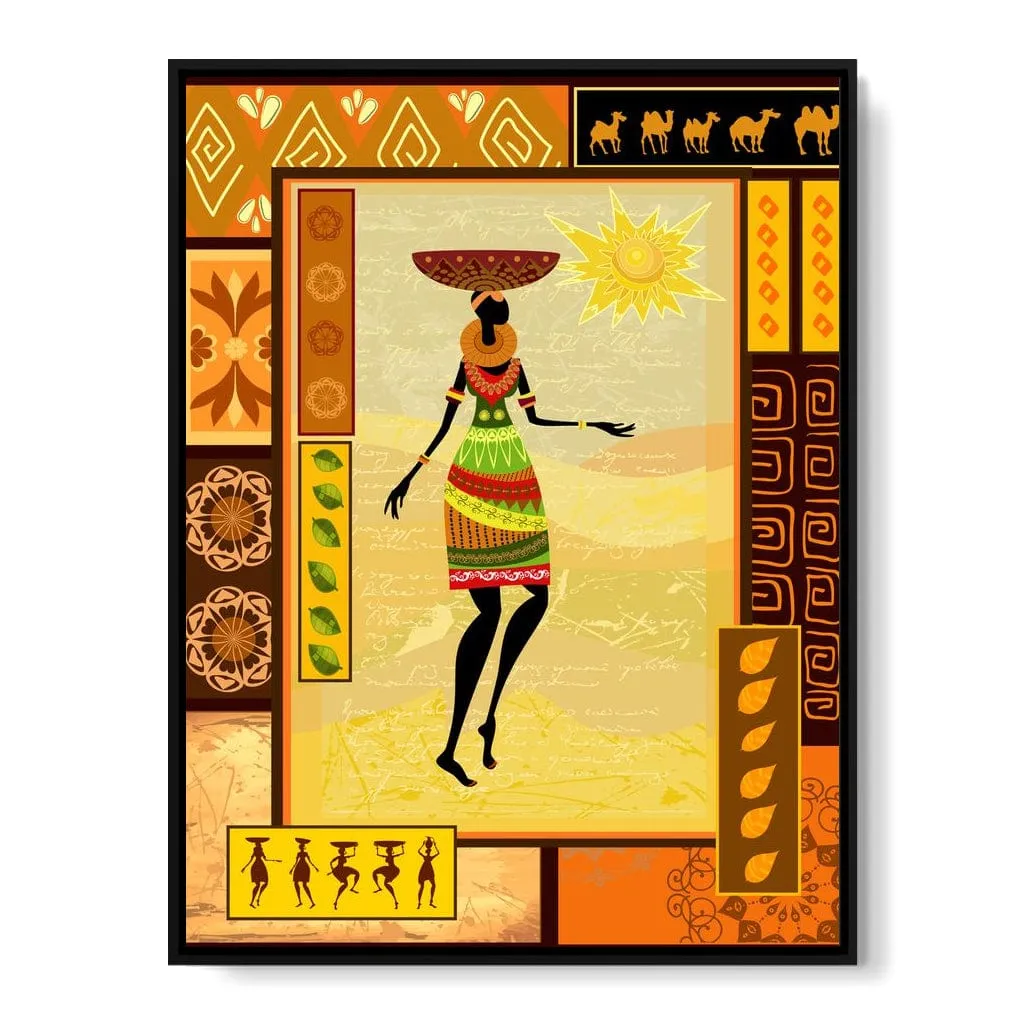 African Art Canvas