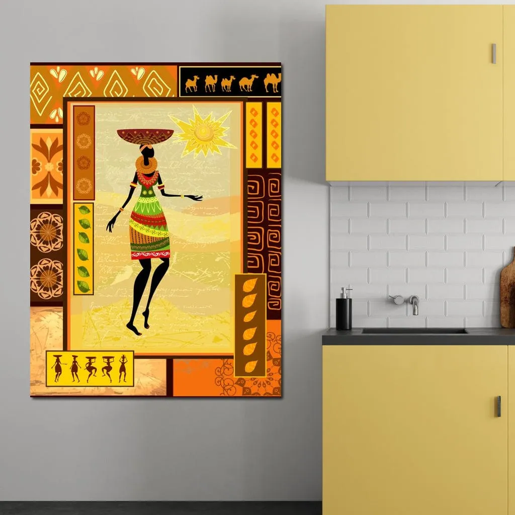 African Art Canvas