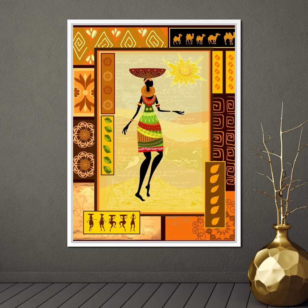 African Art Canvas