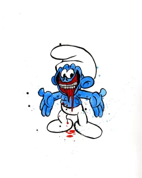 Alex Pardee - "No-Longer Smurf #8"