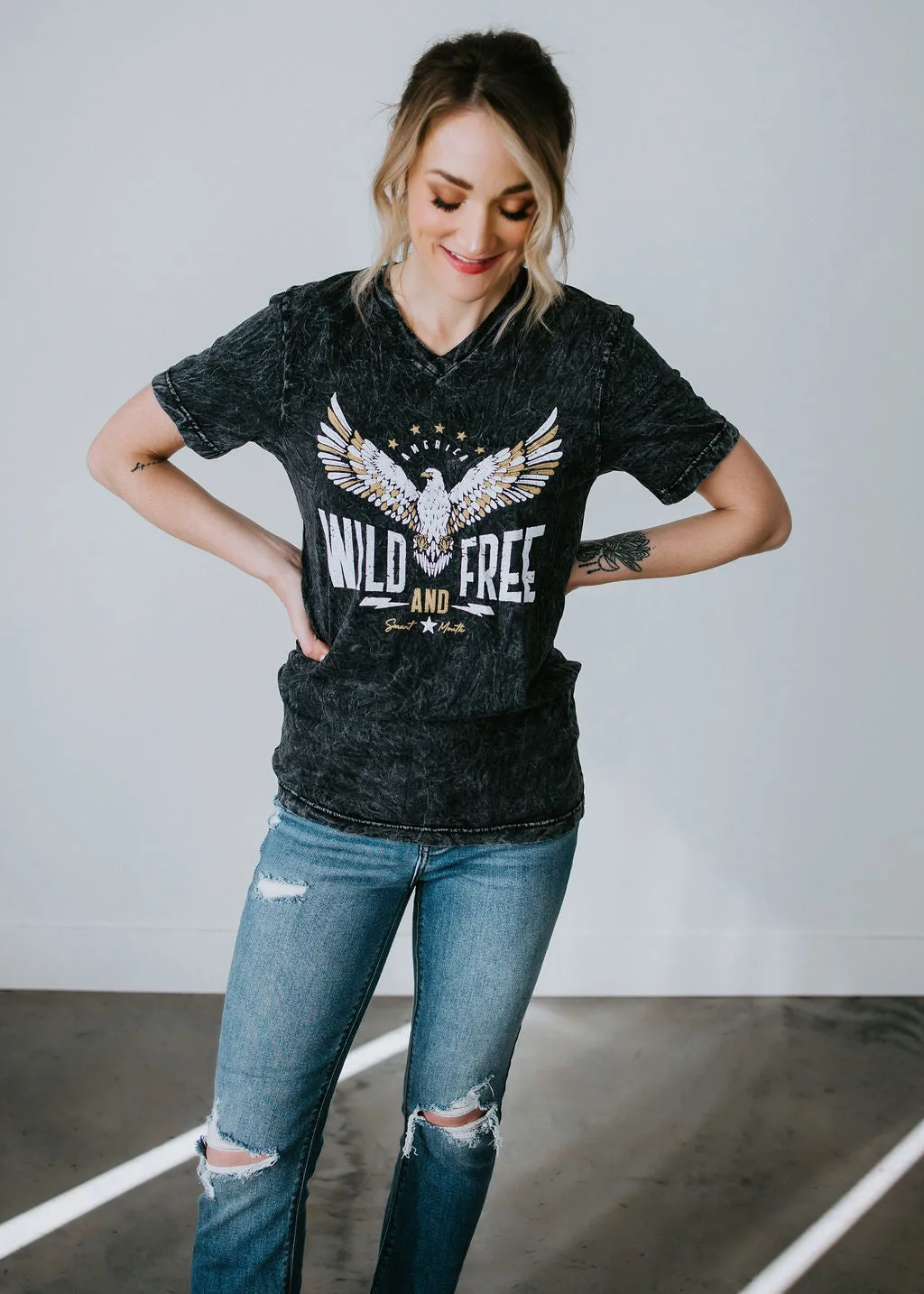 America Wild and Free Tee