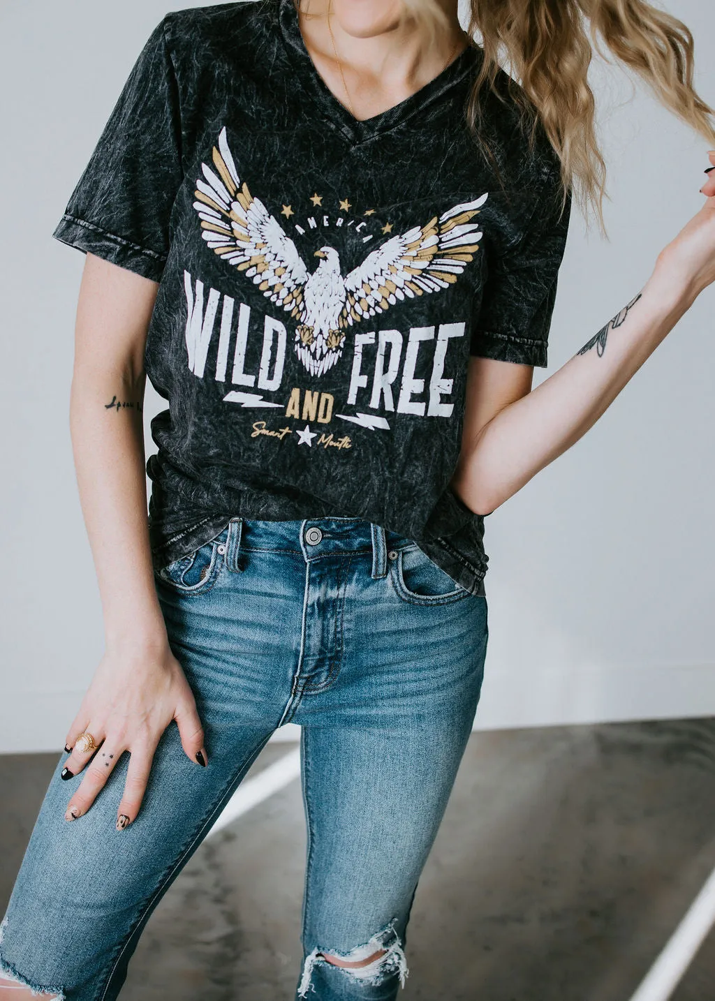 America Wild and Free Tee