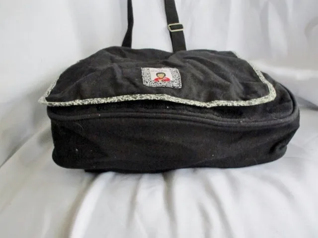 AMERICAN GIRL AMELIA Shoulder Book Flap Bag Crossbody BLACK Purse