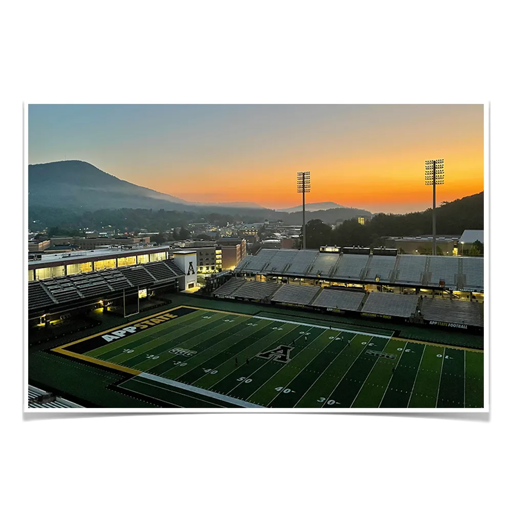 Appalachian State Mountaineers - Kidd Brewer Stadium Sunrise