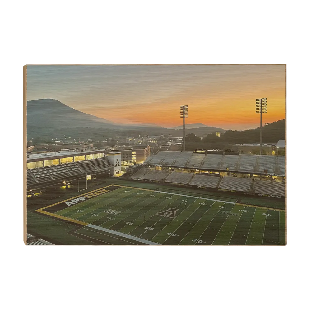 Appalachian State Mountaineers - Kidd Brewer Stadium Sunrise