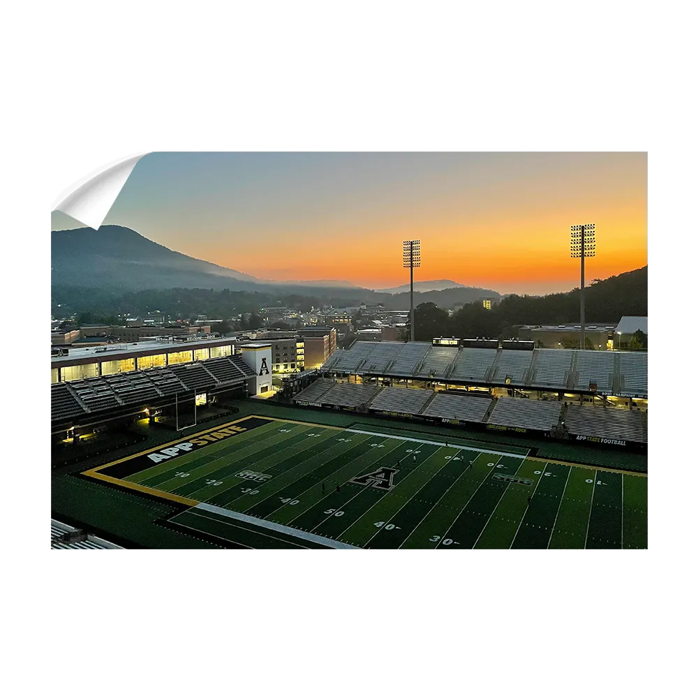 Appalachian State Mountaineers - Kidd Brewer Stadium Sunrise