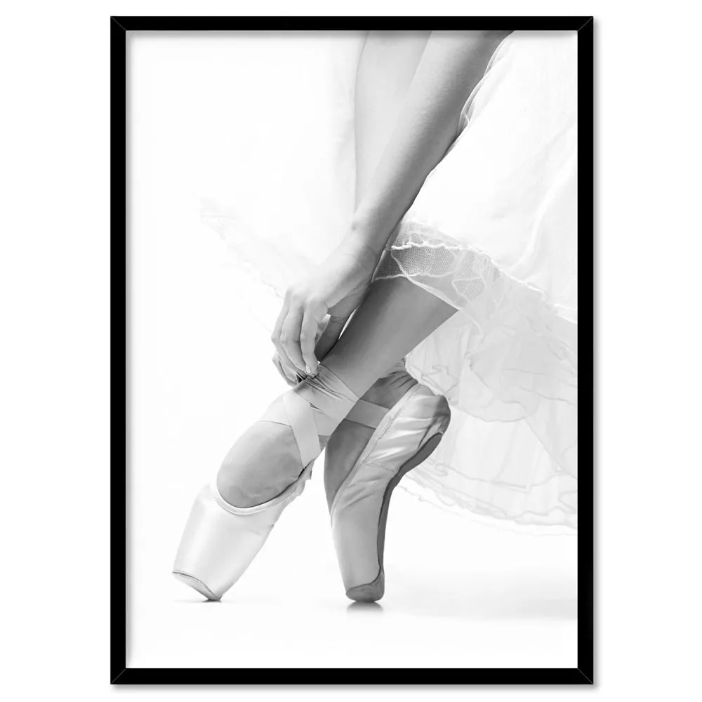 Ballerina Tiptoes II - Art Print