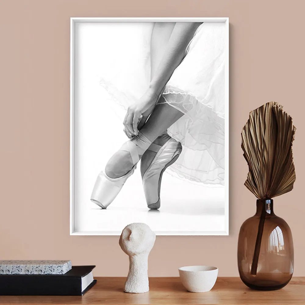 Ballerina Tiptoes II - Art Print