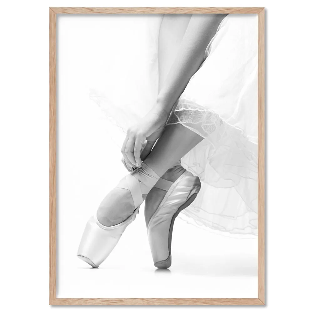 Ballerina Tiptoes II - Art Print