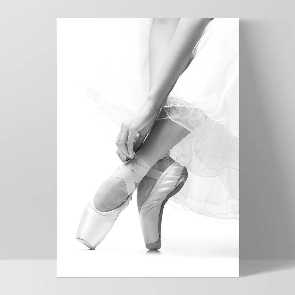 Ballerina Tiptoes II - Art Print