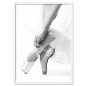 Ballerina Tiptoes II - Art Print