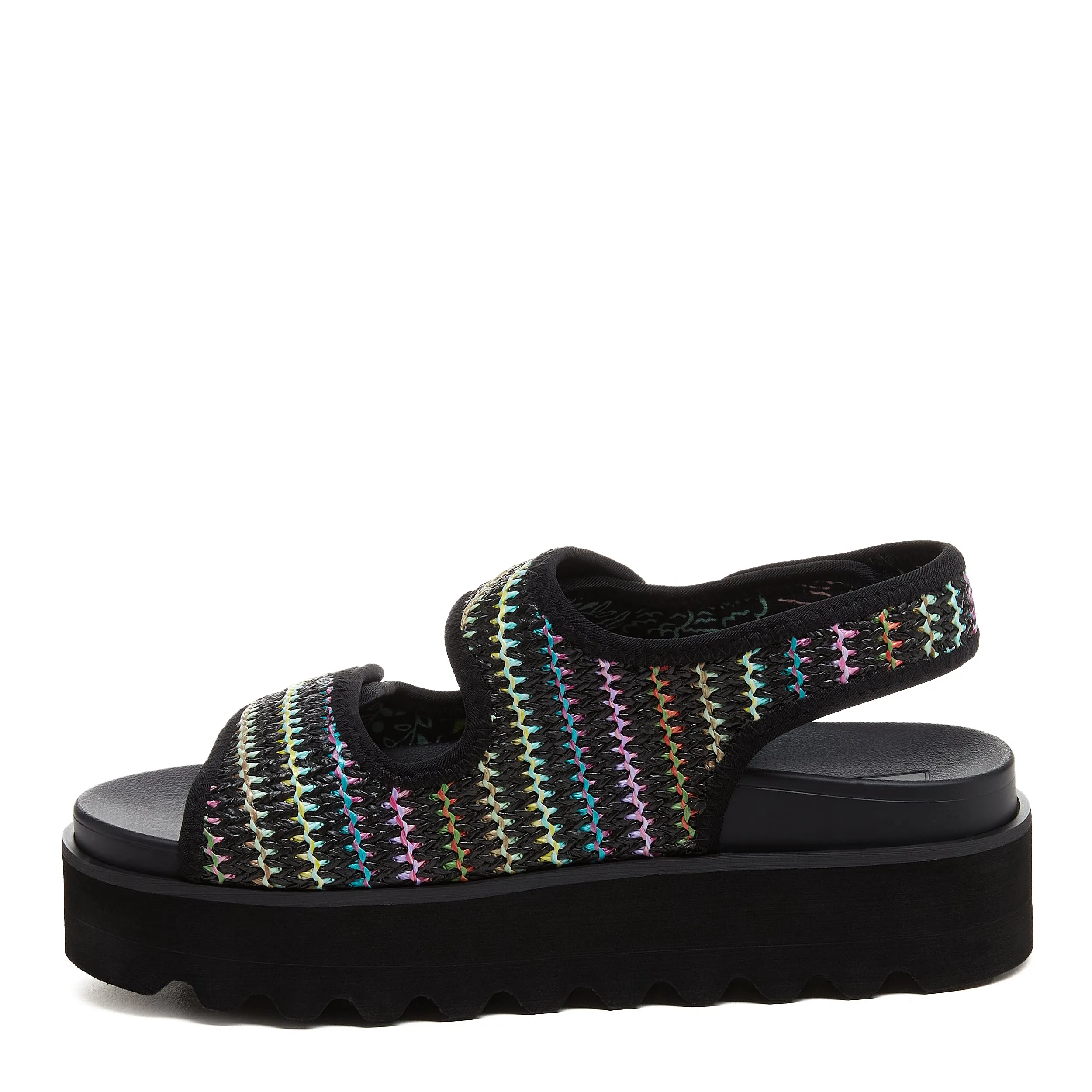 Balmy Black Multi Sandals