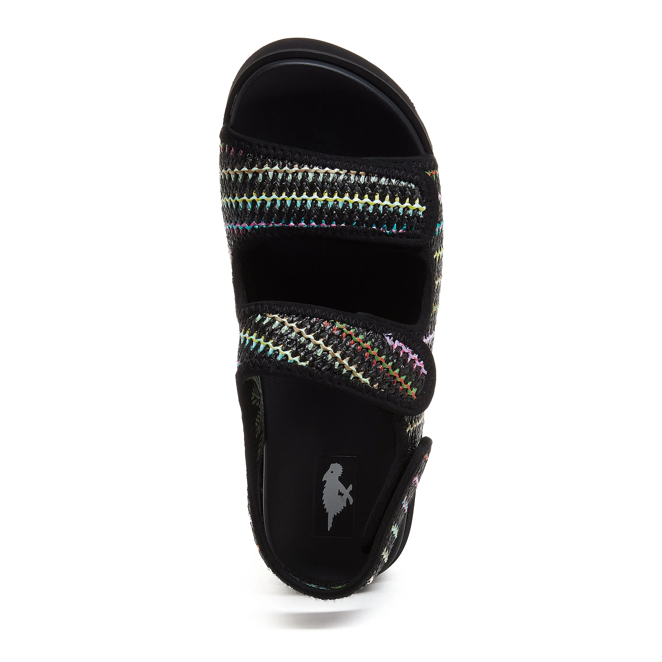 Balmy Black Multi Sandals