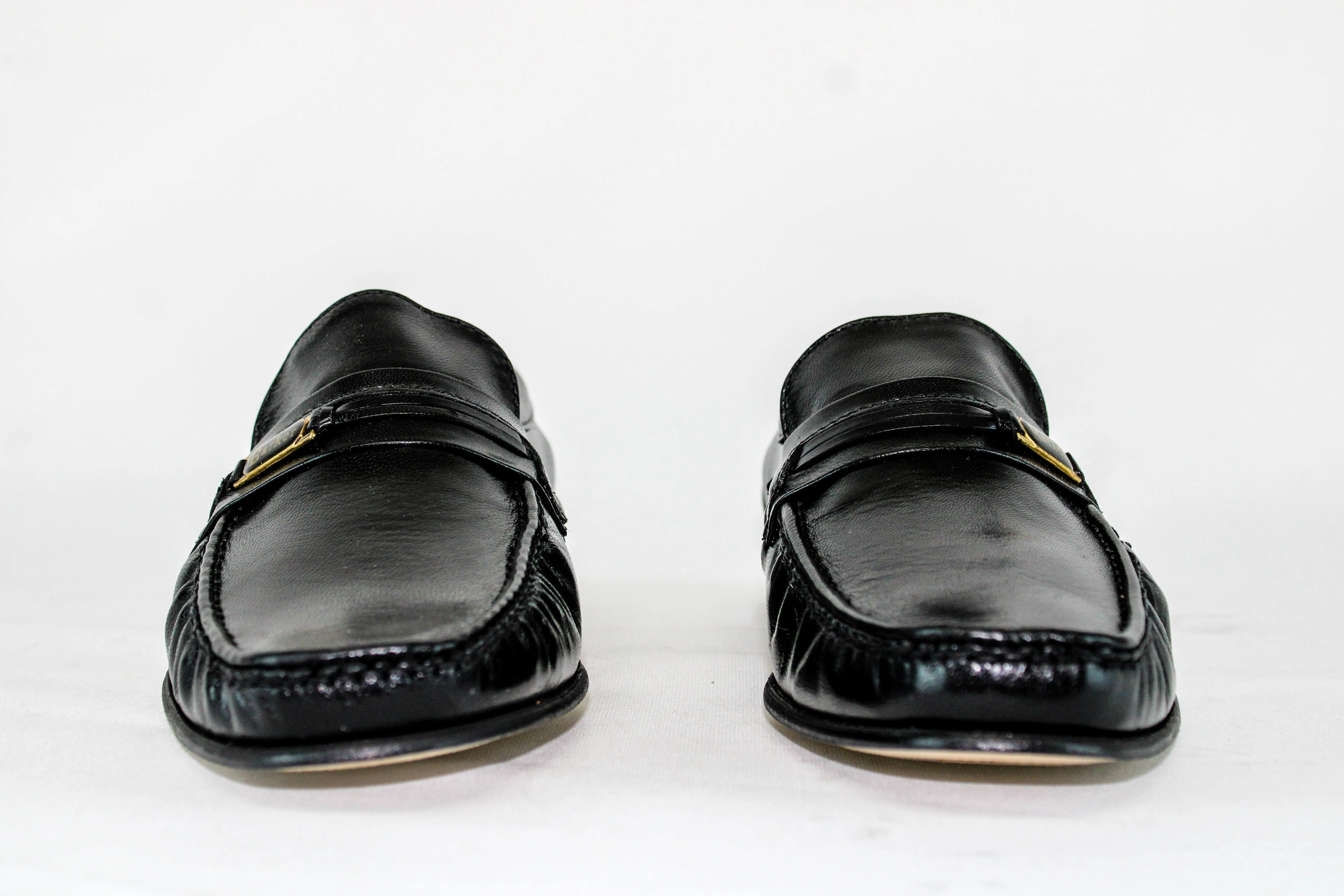 Barker August Black Leather Mocassin