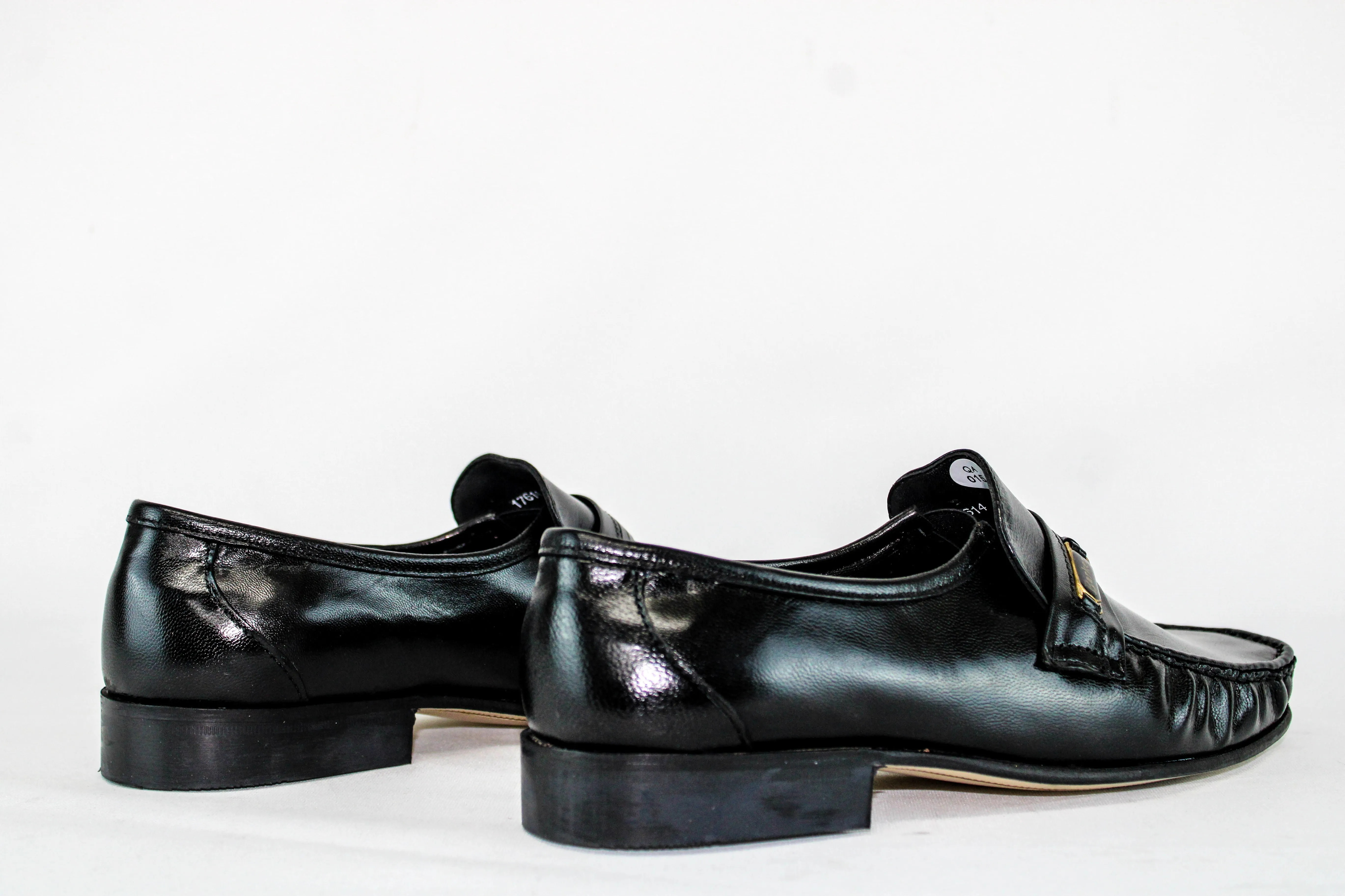 Barker August Black Leather Mocassin