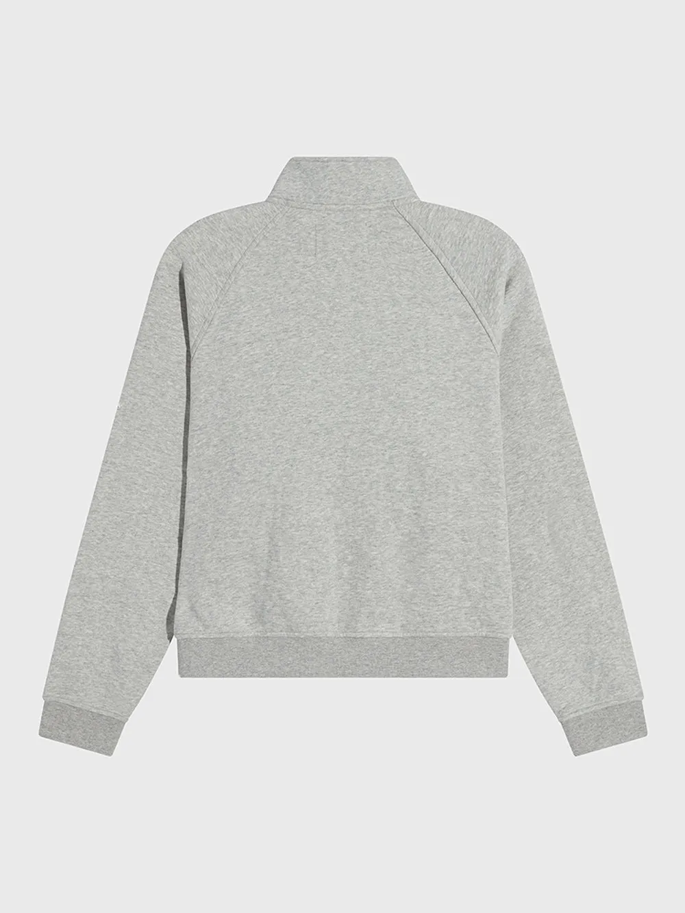 BARRY'S HEATHER GREY 1/2 ZIP FLEECE PULLOVER