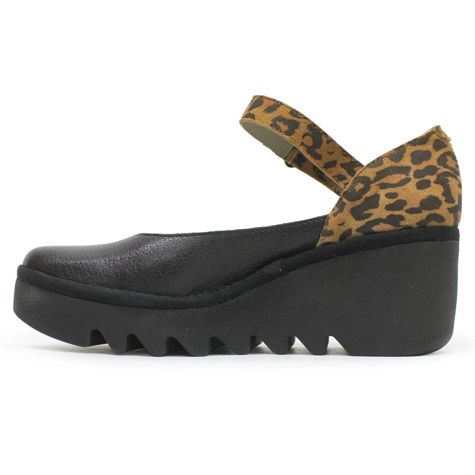 Stylish Mousse Cheetah Leather Womens Heels Shoes from BAWO543FLY