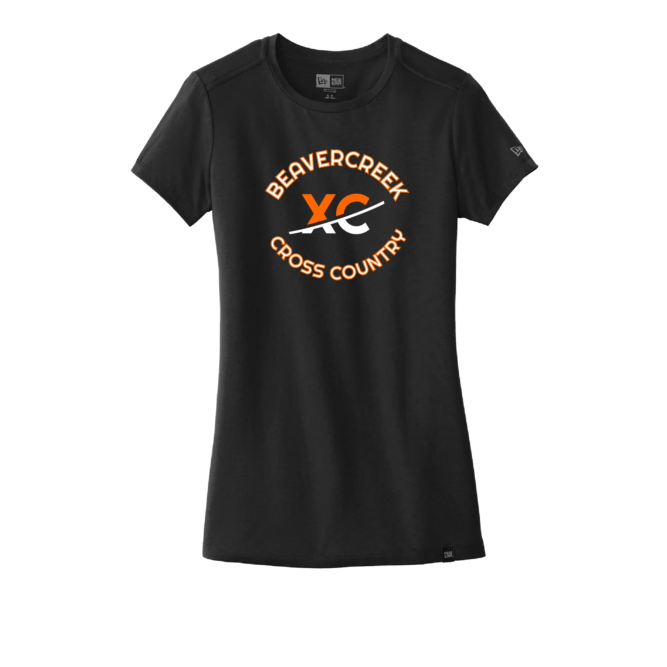 Beavercreek Cross Country New Era Ladies Heritage Blend Crew Tee