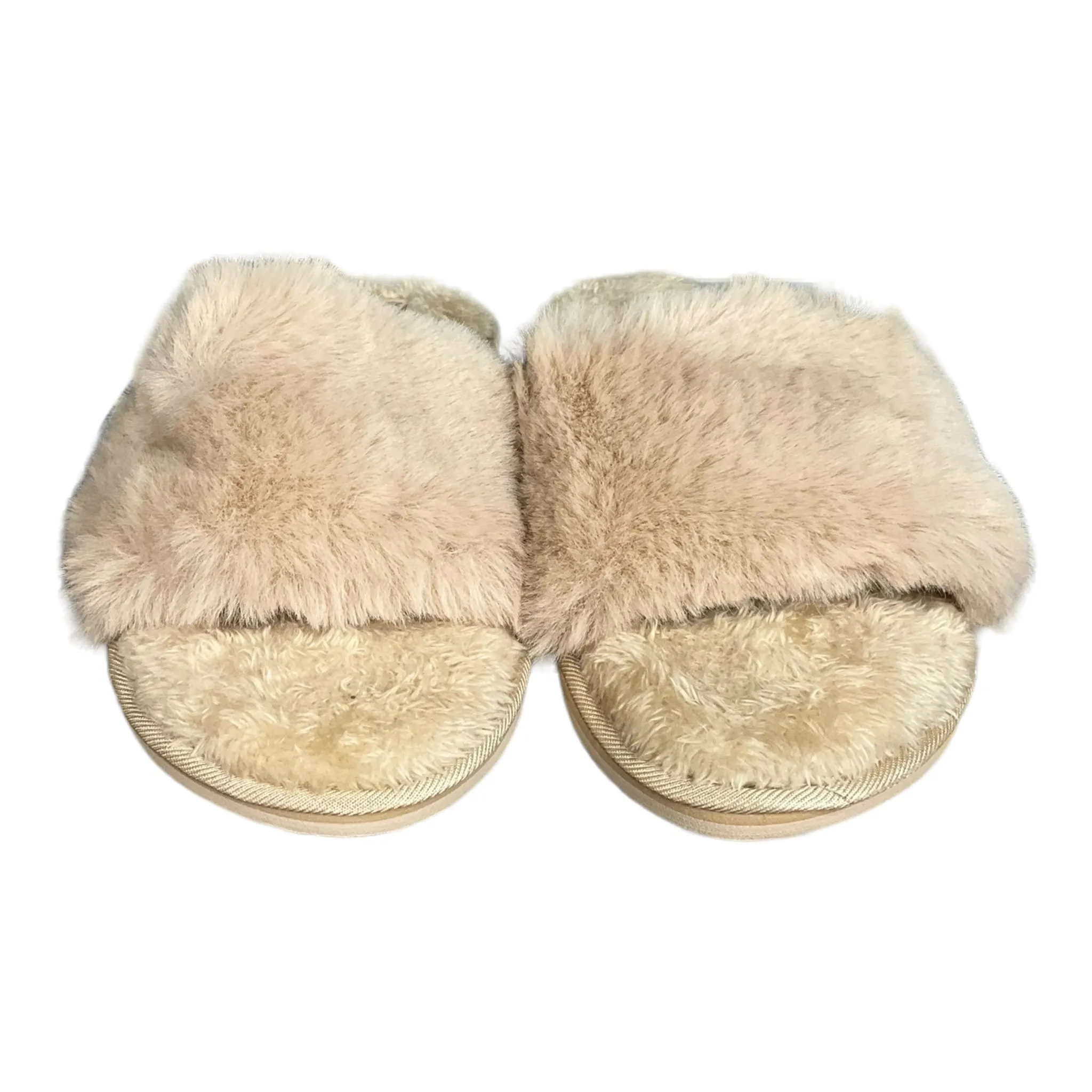 Beige Slippers Clothes Mentor, Size 9