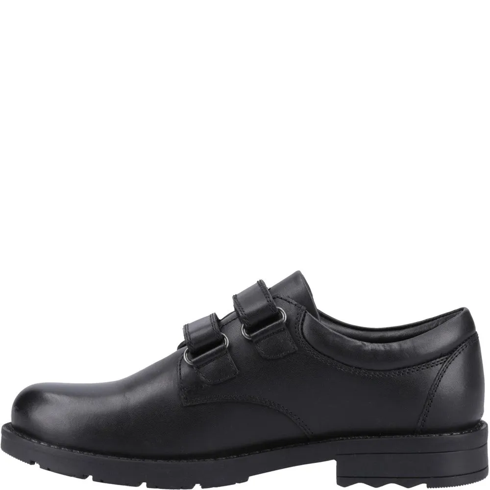 Black Barry Junior School Shoes