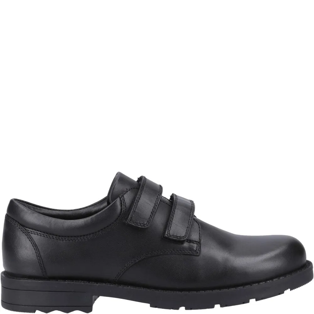 Black Barry Junior School Shoes