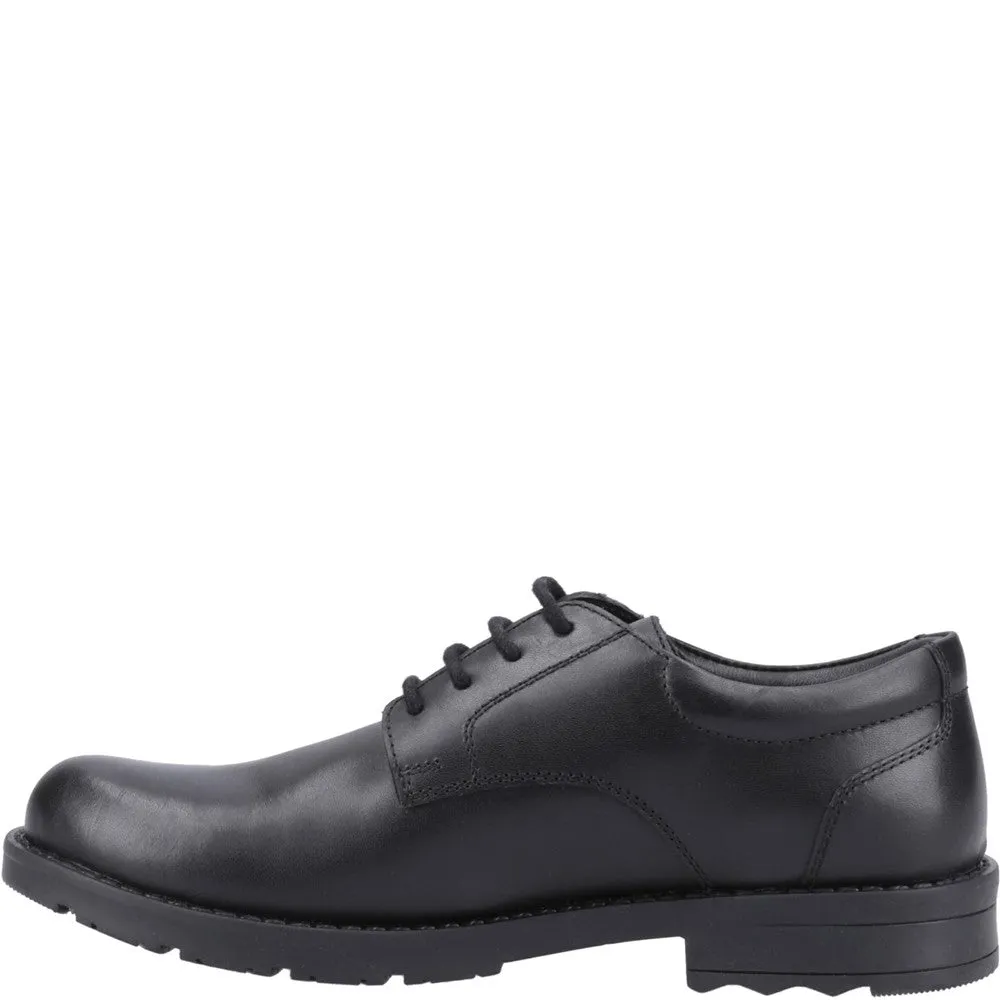 Black Bruno Senior School Shoes