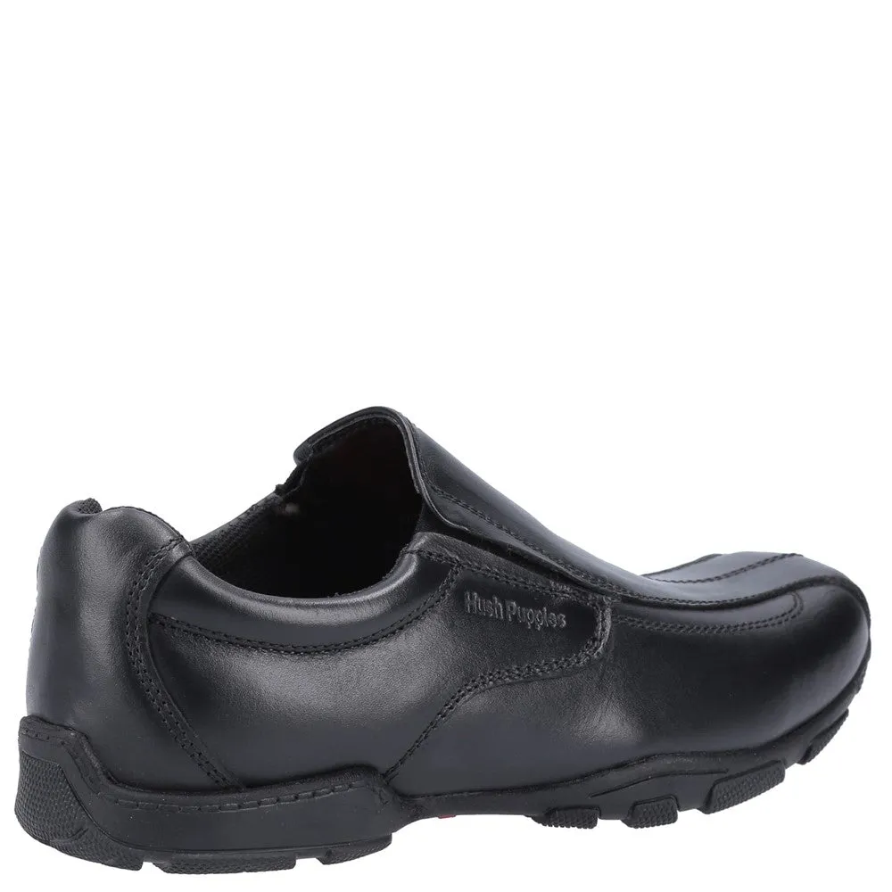 Black Elijah Junior School Shoes