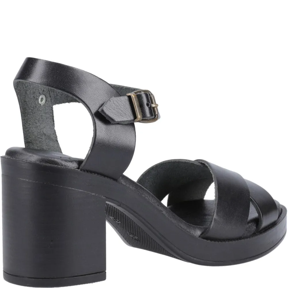 Black Georgia Sandals