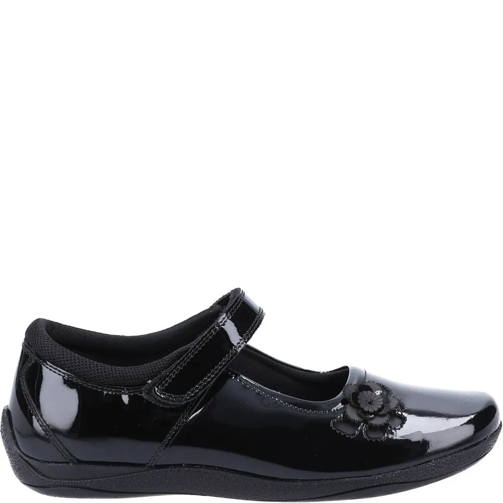 Black Jessica Senior Patent School Shoes