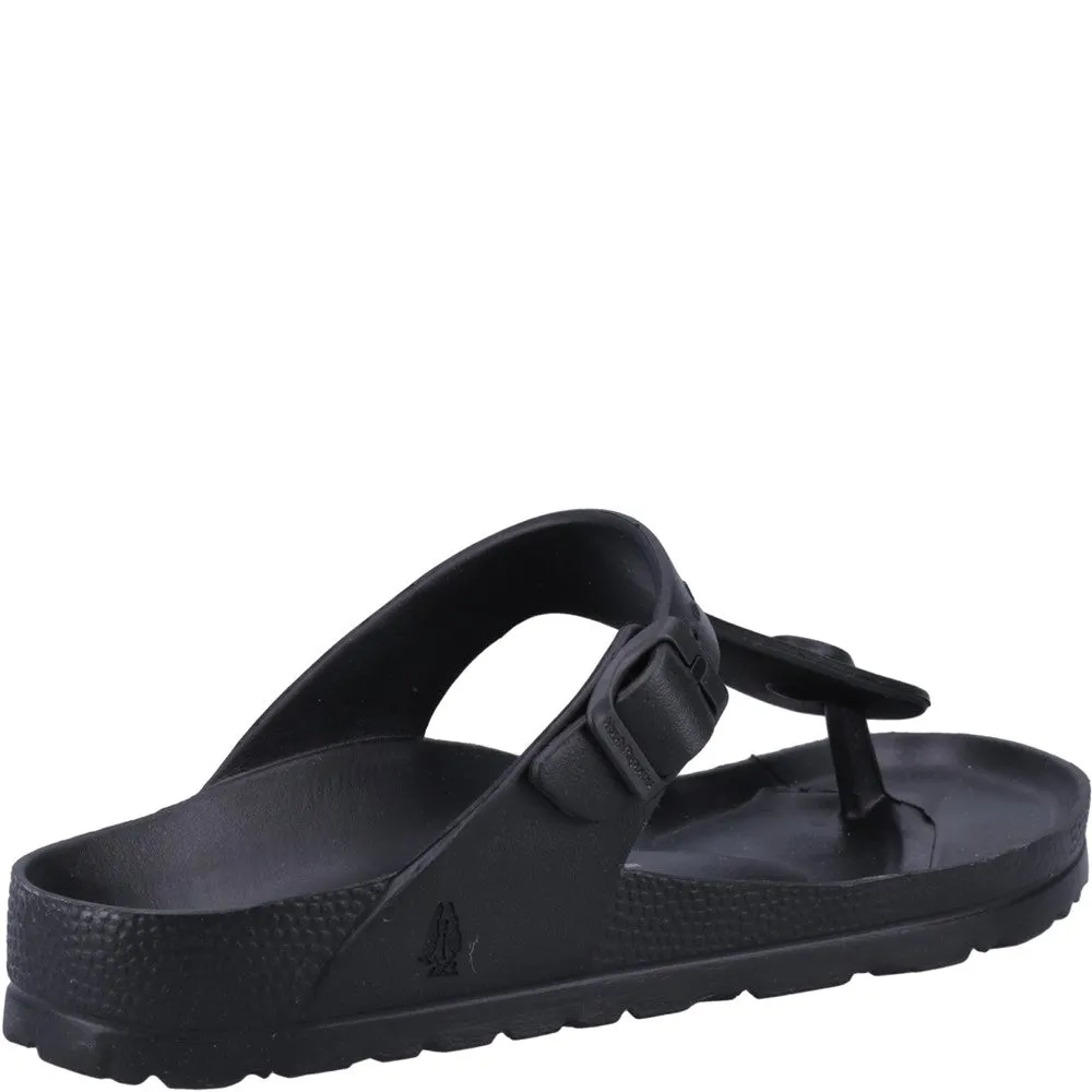 Black Lizzie Toepost Sandals