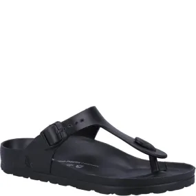 Black Lizzie Toepost Sandals