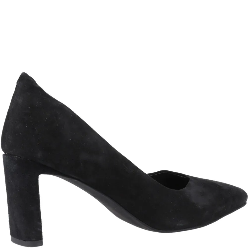 Black Olivia Court Shoes