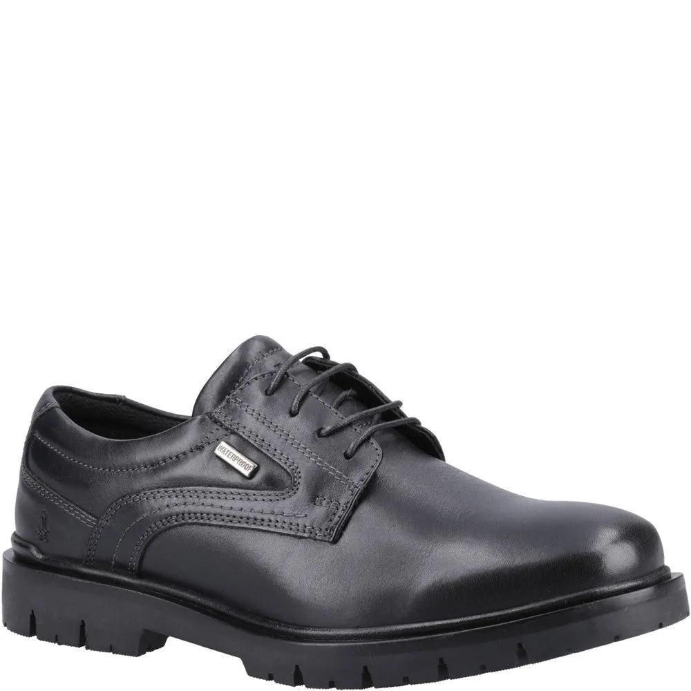 Black Parker Waterproof Lace-Up Shoes