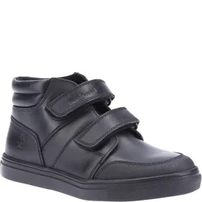 Black Seth Junior School Shoes