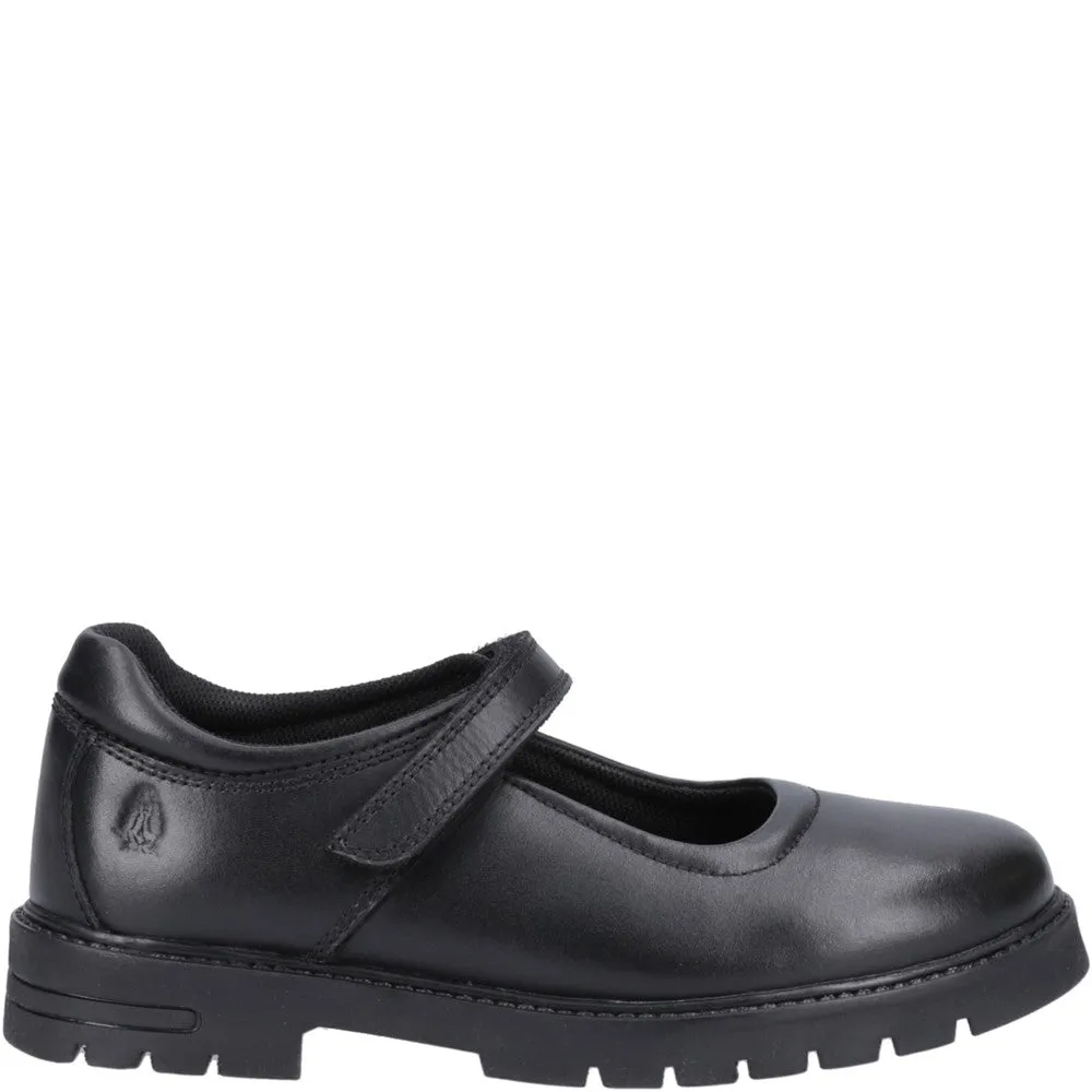 Black Tanya Senior School Shoes