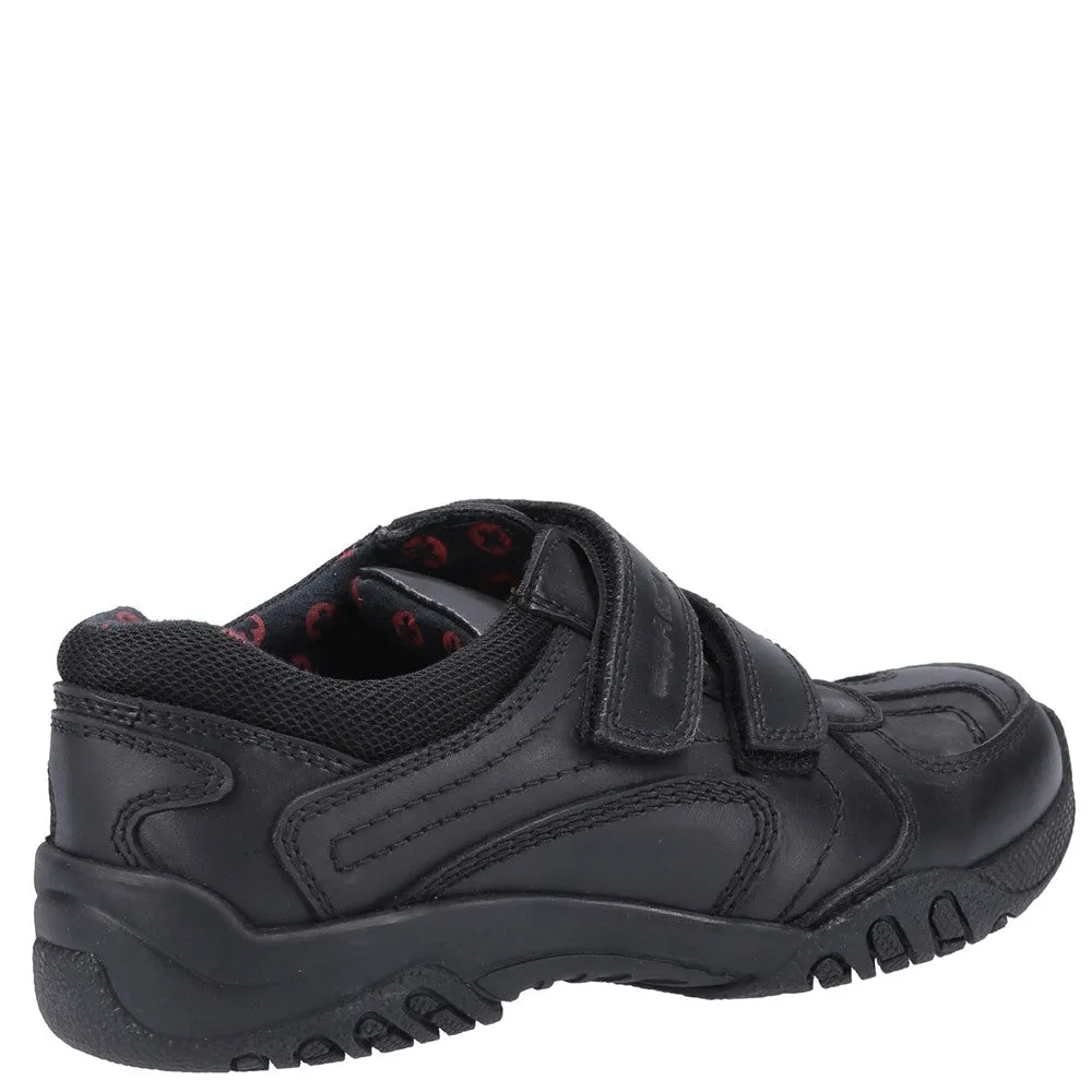 Black XL Jezza Touch Fastening Senior School Shoes