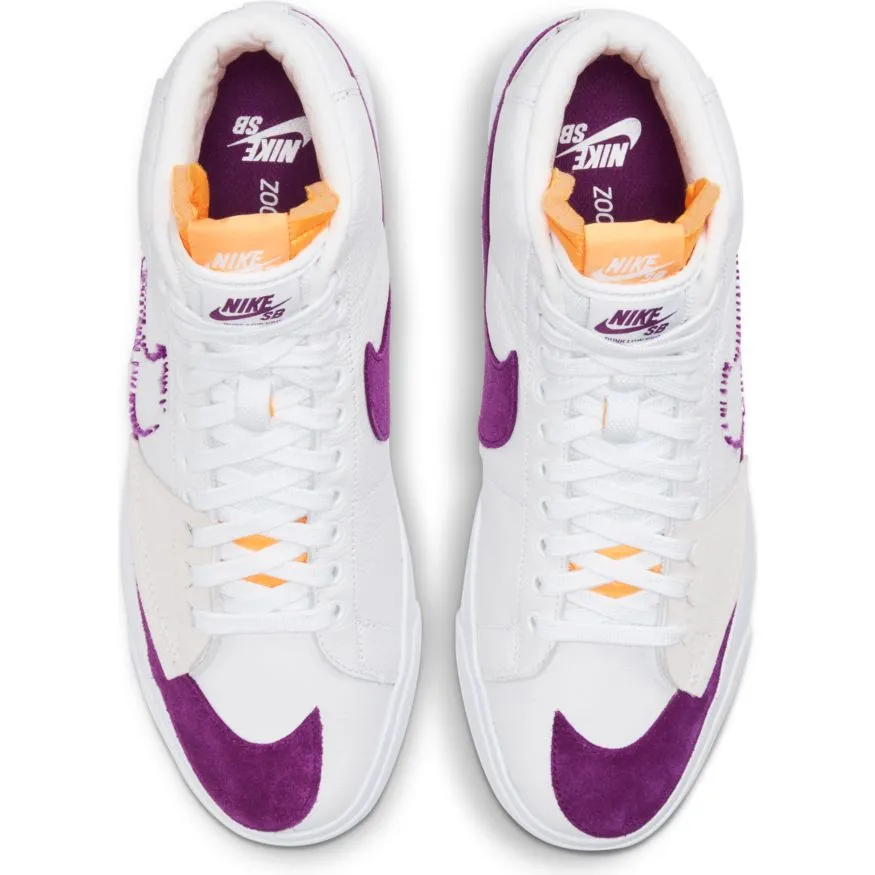 Blazer Mid Edge (White/White/Viotech)