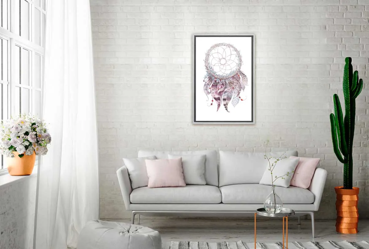 Boho Dream Catcher | Canvas Wall Art Print