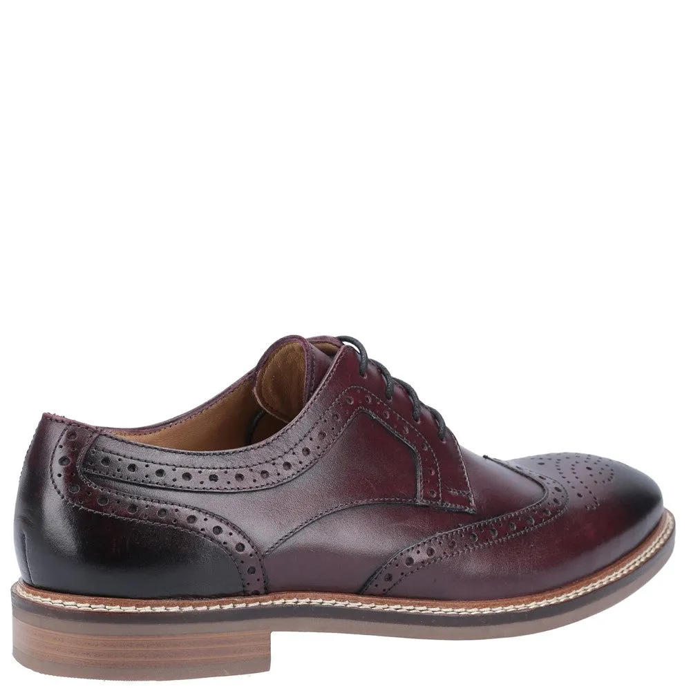 Bordo Bryson Brogue Lace-Up Shoes