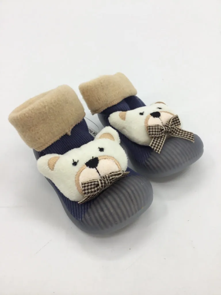 brandless Child Size 4 Gray Slippers