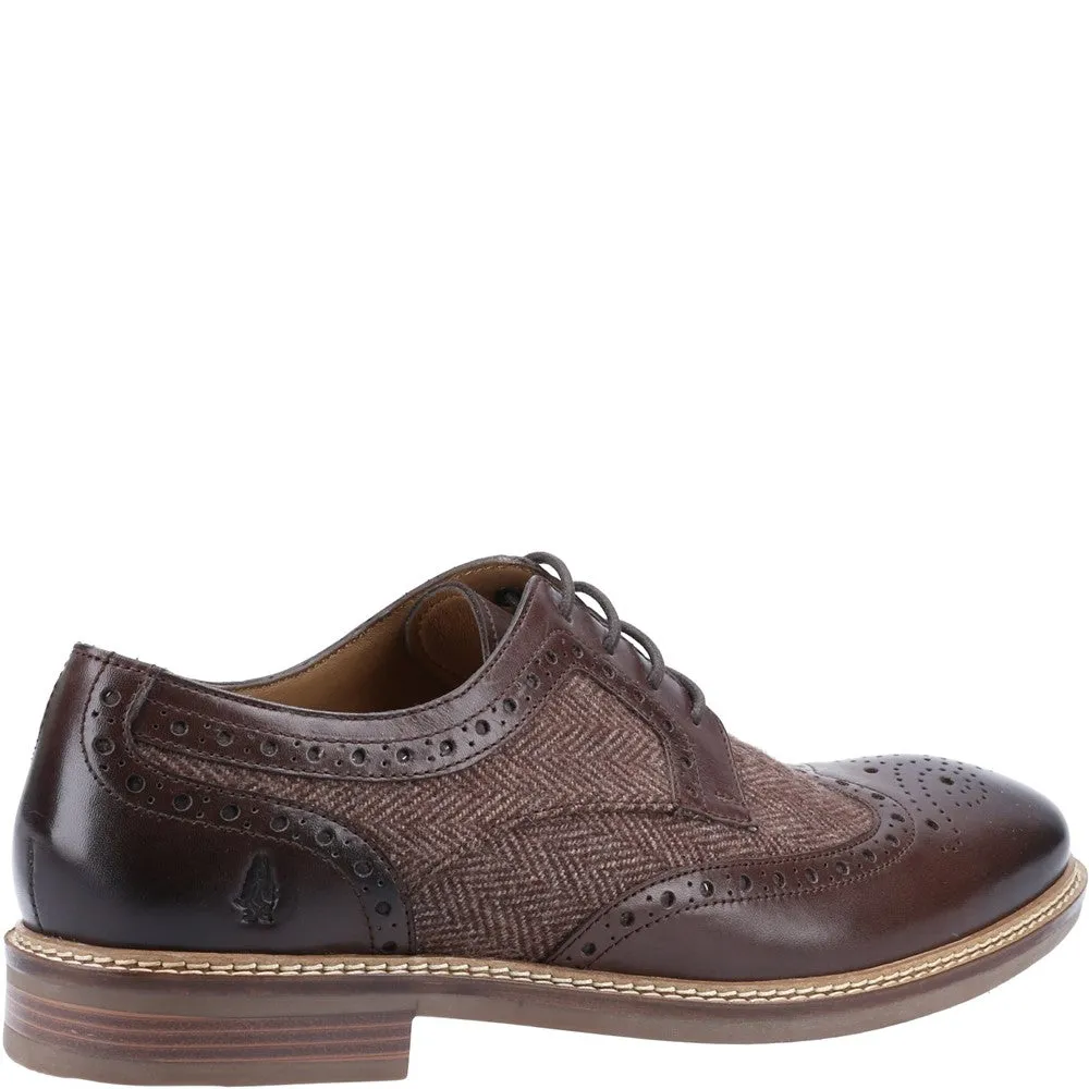 Brown Bryson Brogue Lace-Up Shoes