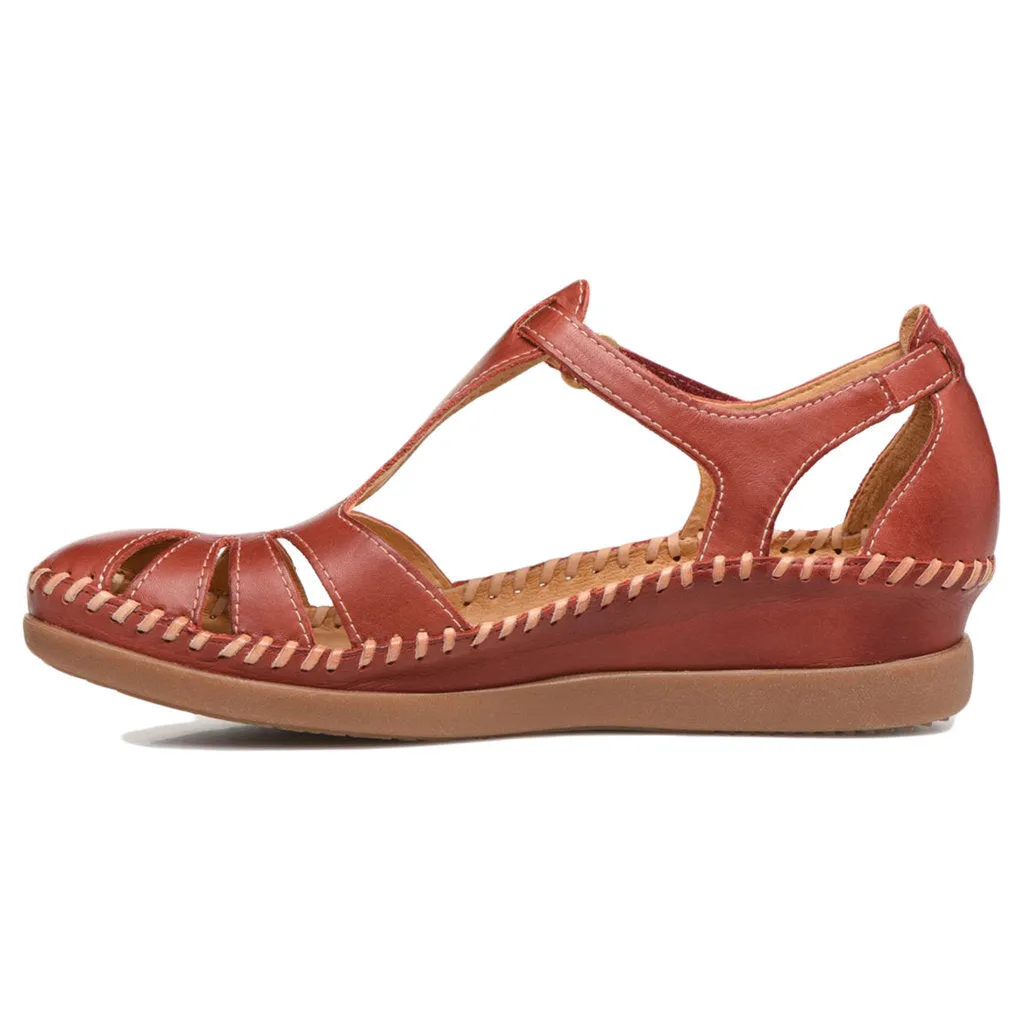 Cadaques Calfskin Leather Women's Ankle Strap Sandals