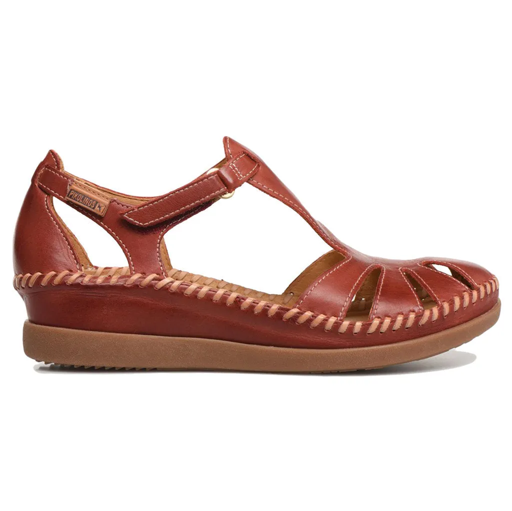 Cadaques Calfskin Leather Women's Ankle Strap Sandals